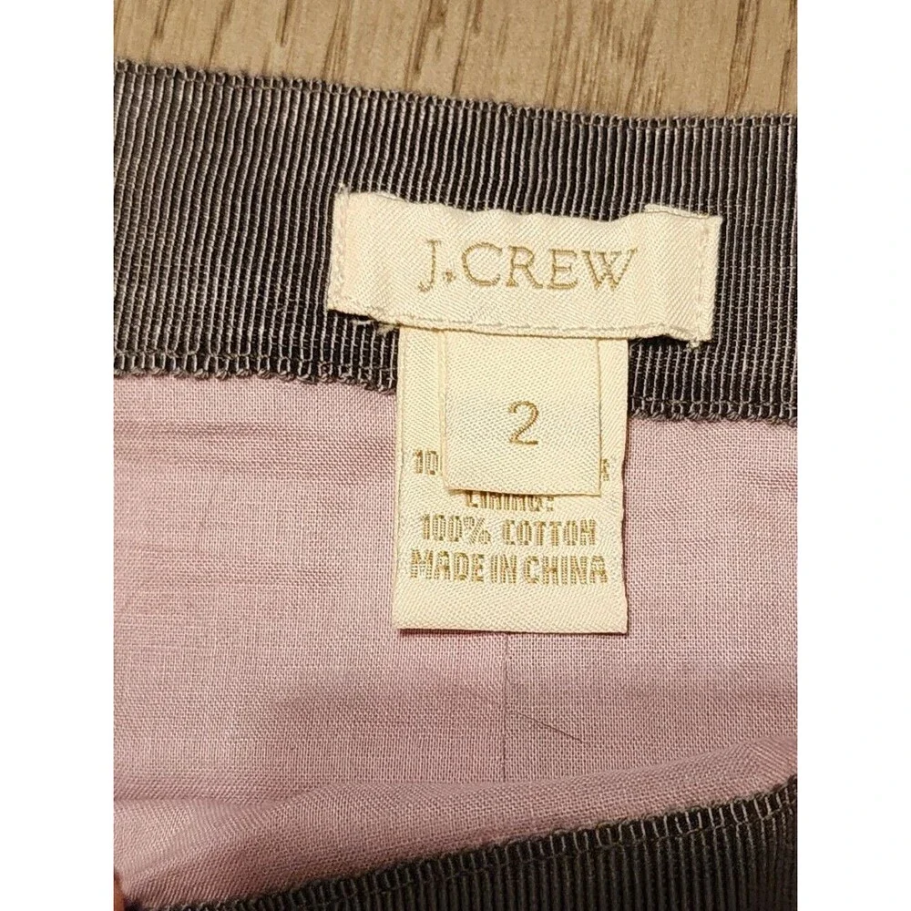 J. Crew Dusty Pink 3D Floral Skirt Bubble Hem, Size 2